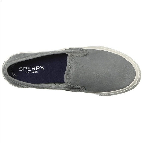 Sperry top sider white and gray